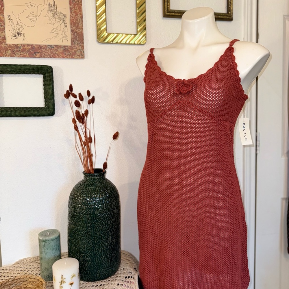 PacSun Red Knit Dress